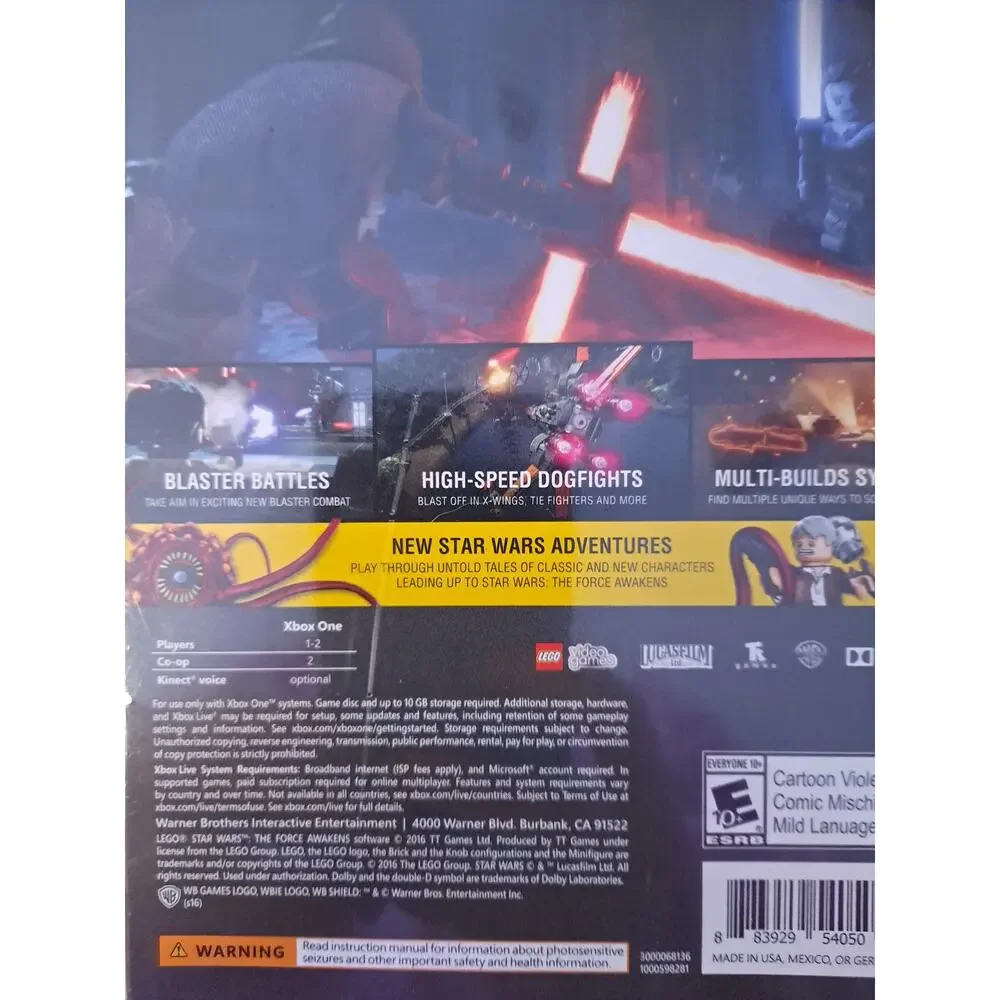 Sealed In Box Xbox One Lego Star wars Game Deluxe Edition‎